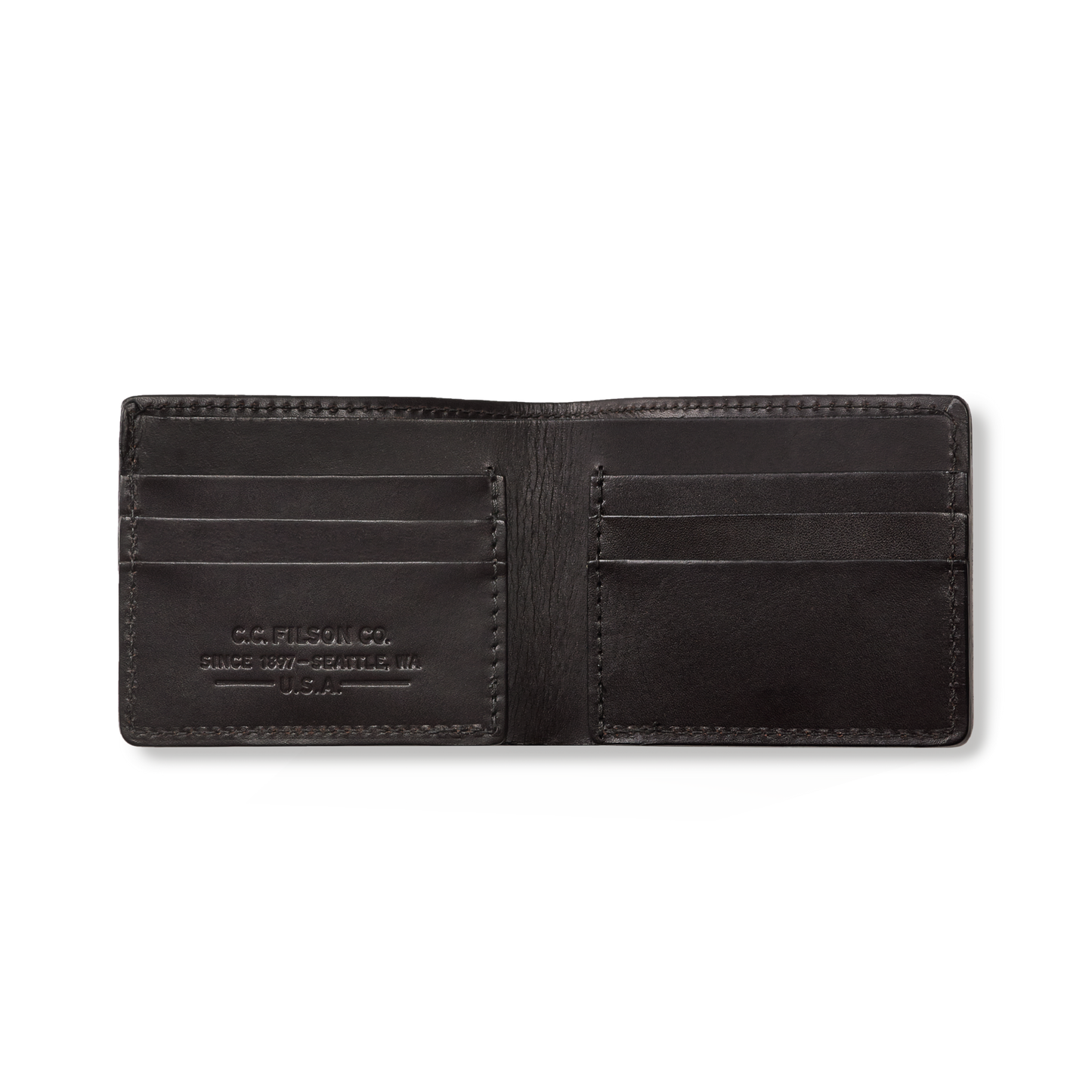 Bridle Leather Bi-fold Wallet - Brown Leather