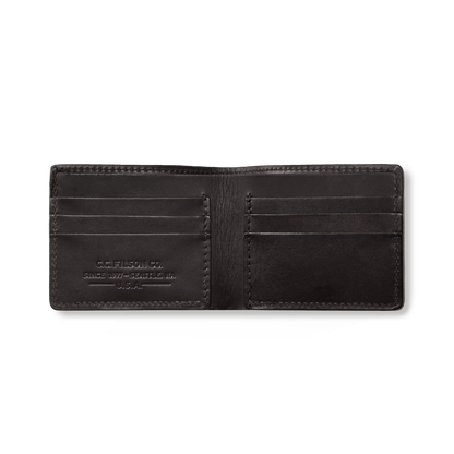 Bridle Leather Bi-fold Wallet - Brown Leather
