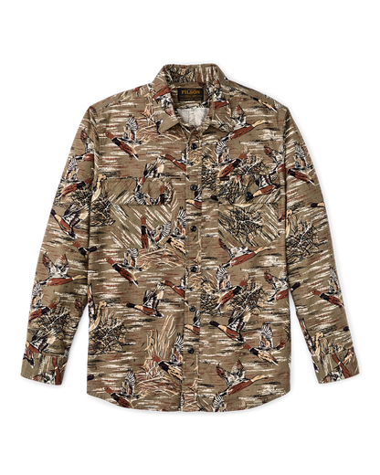 Field Flannel Shirt - Brown / Marsh Mallards