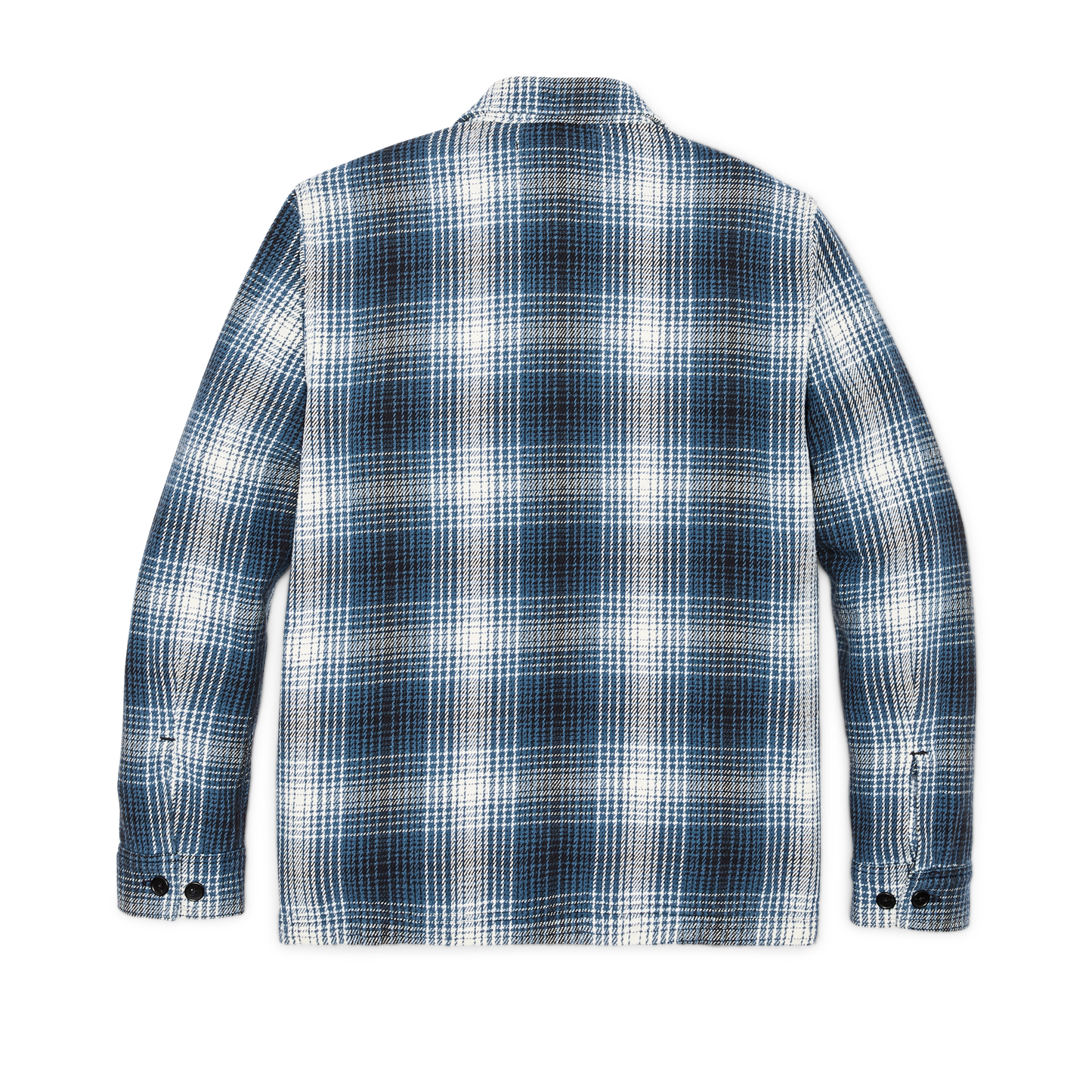 Deer Island Jac-shirt - Cobalt / Natural Shadow Plaid