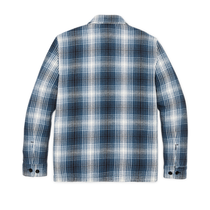 Deer Island Jac-shirt - Cobalt / Natural Shadow Plaid