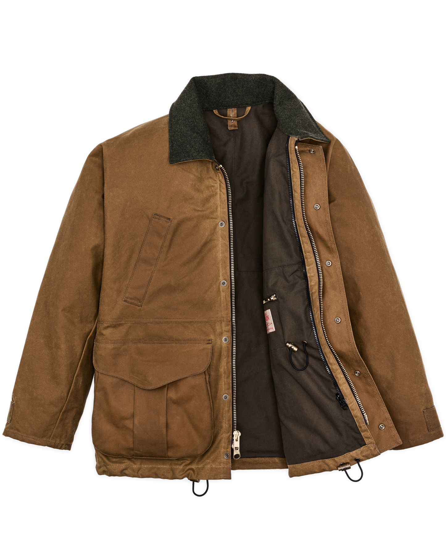 Lined Tin Cloth Field Jacket - Dark Tan