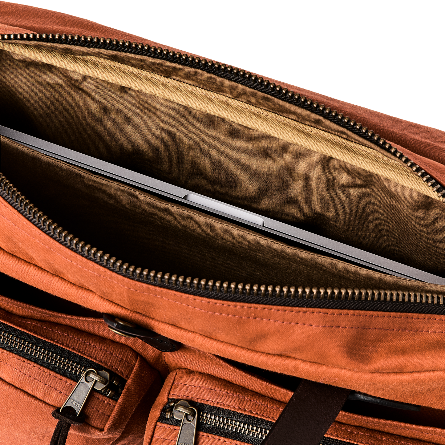 24 Hour Tin Cloth Briefcase - Rust