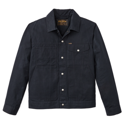 Dry Wax Short Cruiser Jacket - Navy