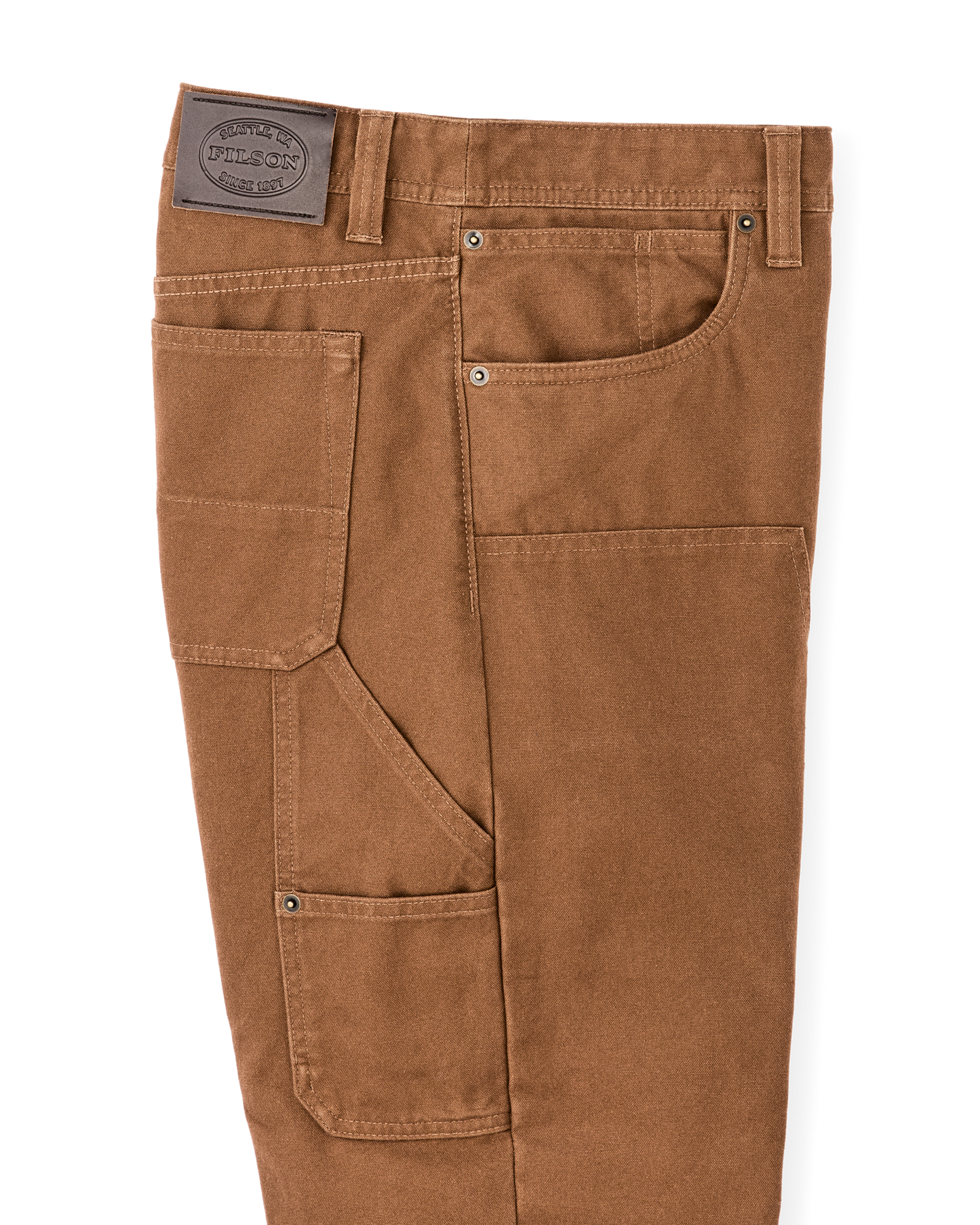 Dry Tin Double Front Pants - Whiskey
