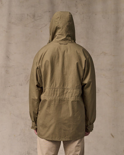 Dry Wax Omak Coat - Dark Beige