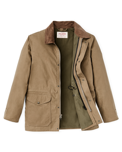 Dry Wax Mile Marker Coat - Dark Beige