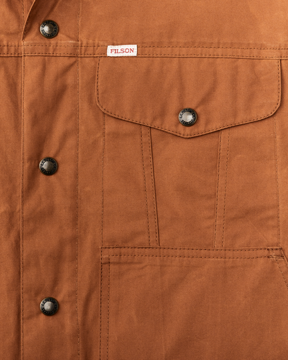 Dry Wax Short Cruiser Jacket - Bourbon