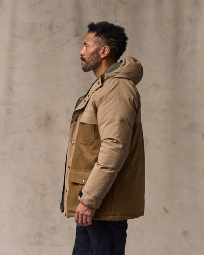 Filson X Crescent Down Works Parka - Dark Tan / Tan