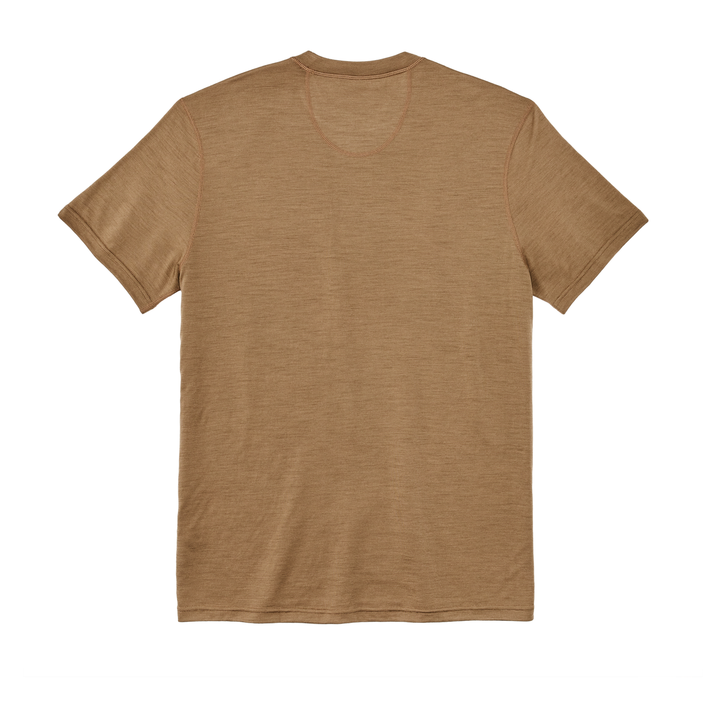 210g Merino Wool Short Sleeve Crewneck T-Shirt - Rugged Tan