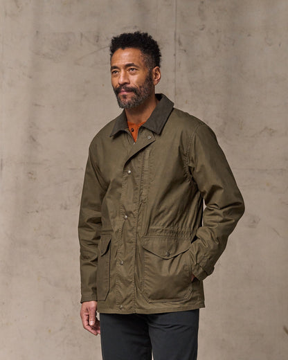 Dry Wax Mile Marker Coat - Burnt Olive