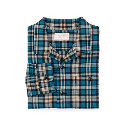 Elk Heights Camp Shirt - Blue / Black / Khaki Plaid