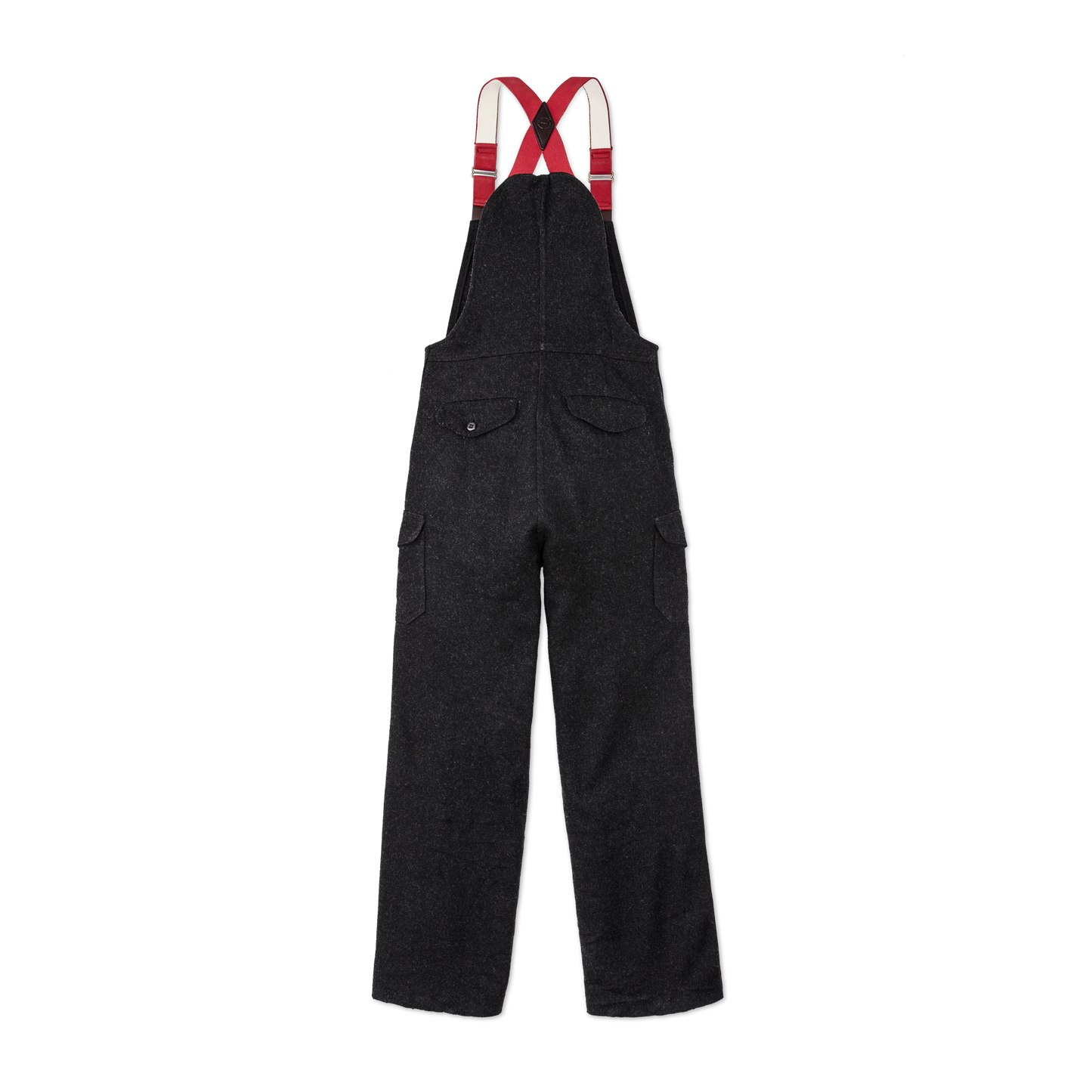 Mackinaw Wool Bibs - Charcoal