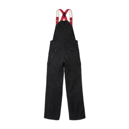 Mackinaw Wool Bibs - Charcoal