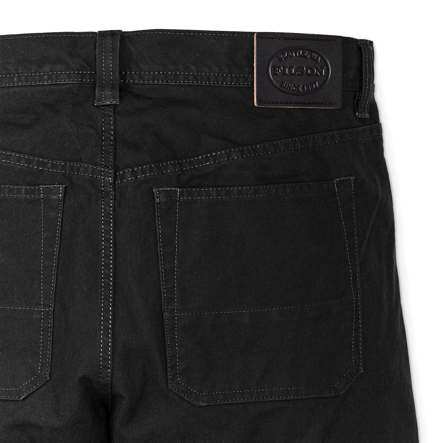 Dry Tin Cloth 5-pocket Pants - Raven