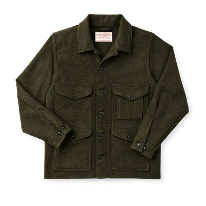 Mackinaw Wool Cruiser Jacket - Forest Green