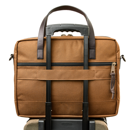 Dryden Briefcase - Whiskey