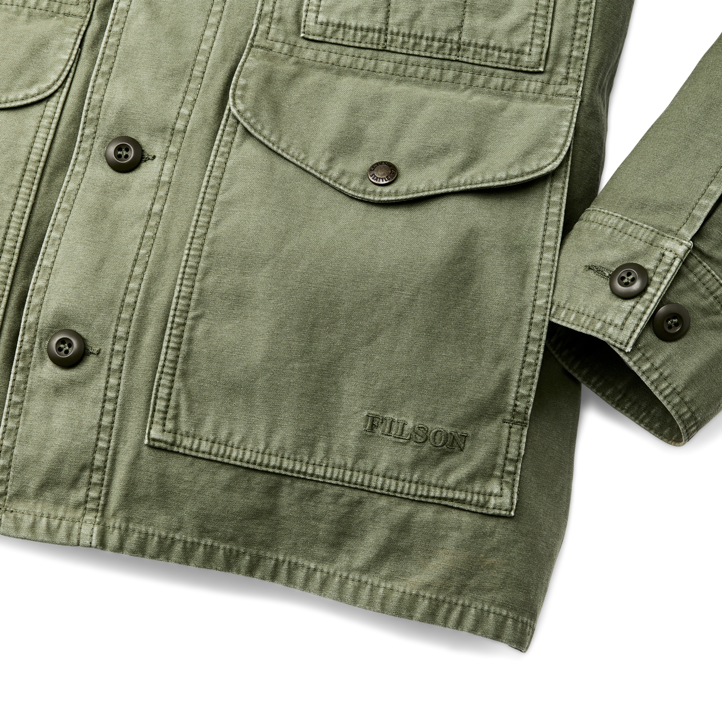 Field Cruiser Jacket - Washed Fatigue Green