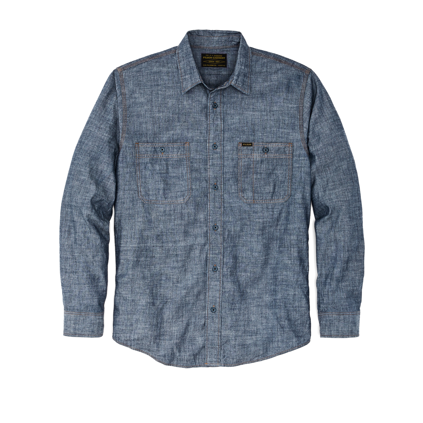 Chambray Cpo Shirt - Rinsed Indigo Chambray