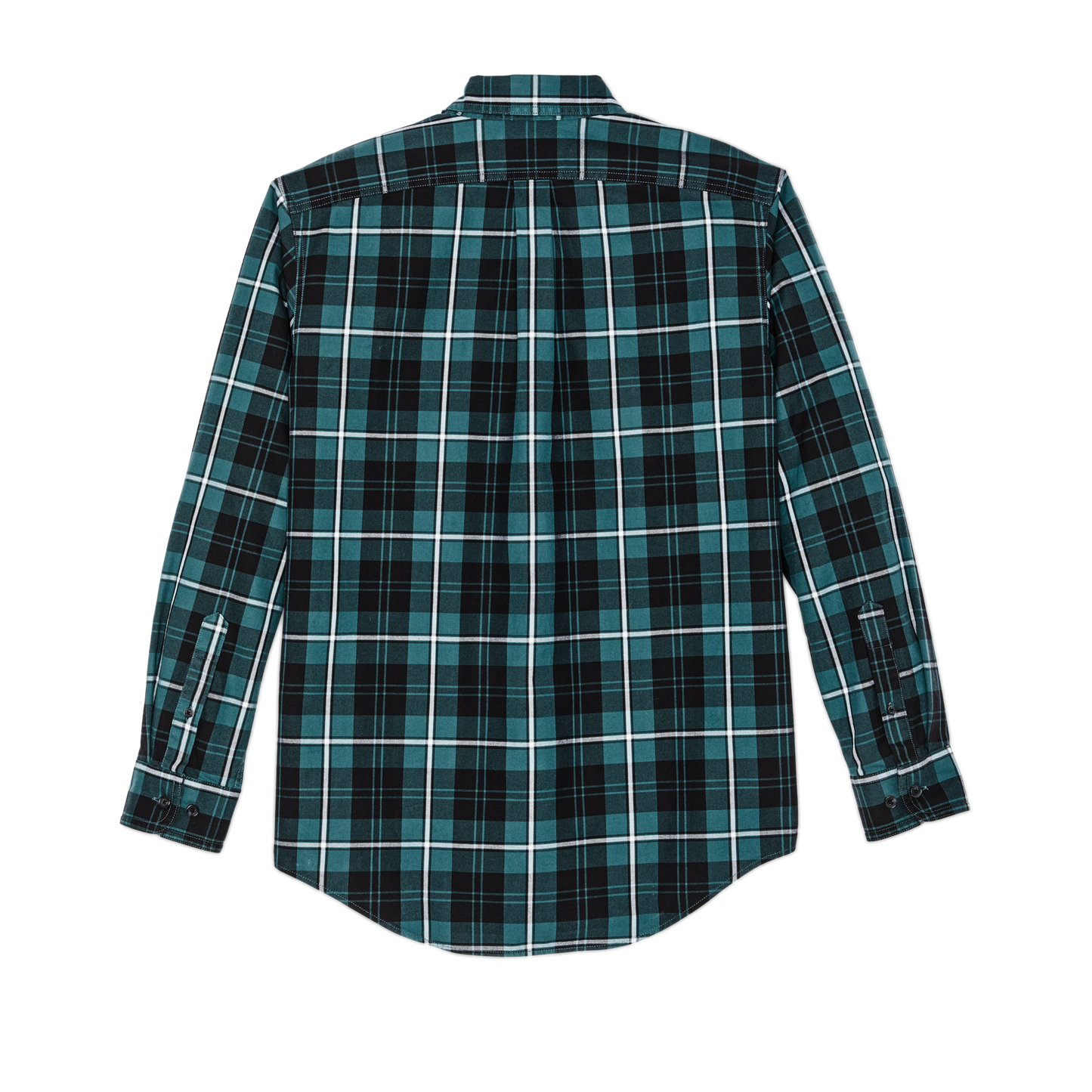 Lightweight Alaskan Guide Shirt - Petrol / Black / White Plaid