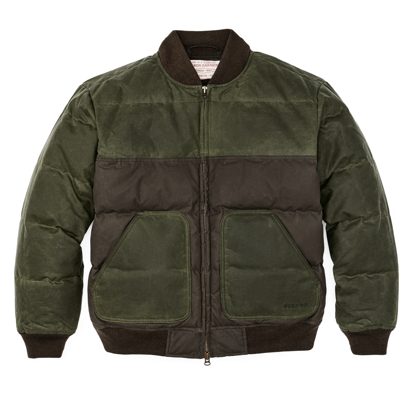 Down Bomber Jacket - Otter Green