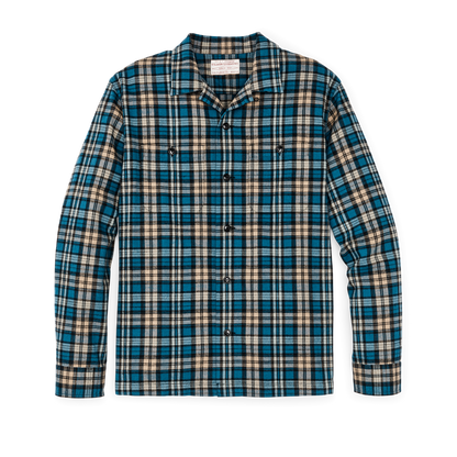 Elk Heights Camp Shirt - Blue / Black / Khaki Plaid