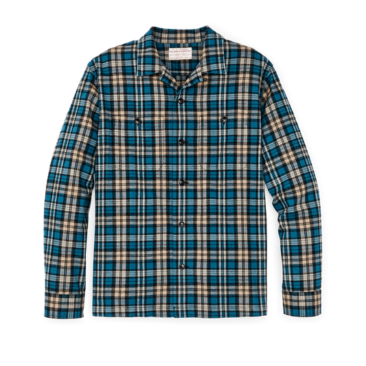 Elk Heights Camp Shirt - Blue / Black / Khaki Plaid
