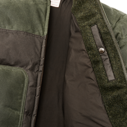 Down Bomber Jacket - Otter Green