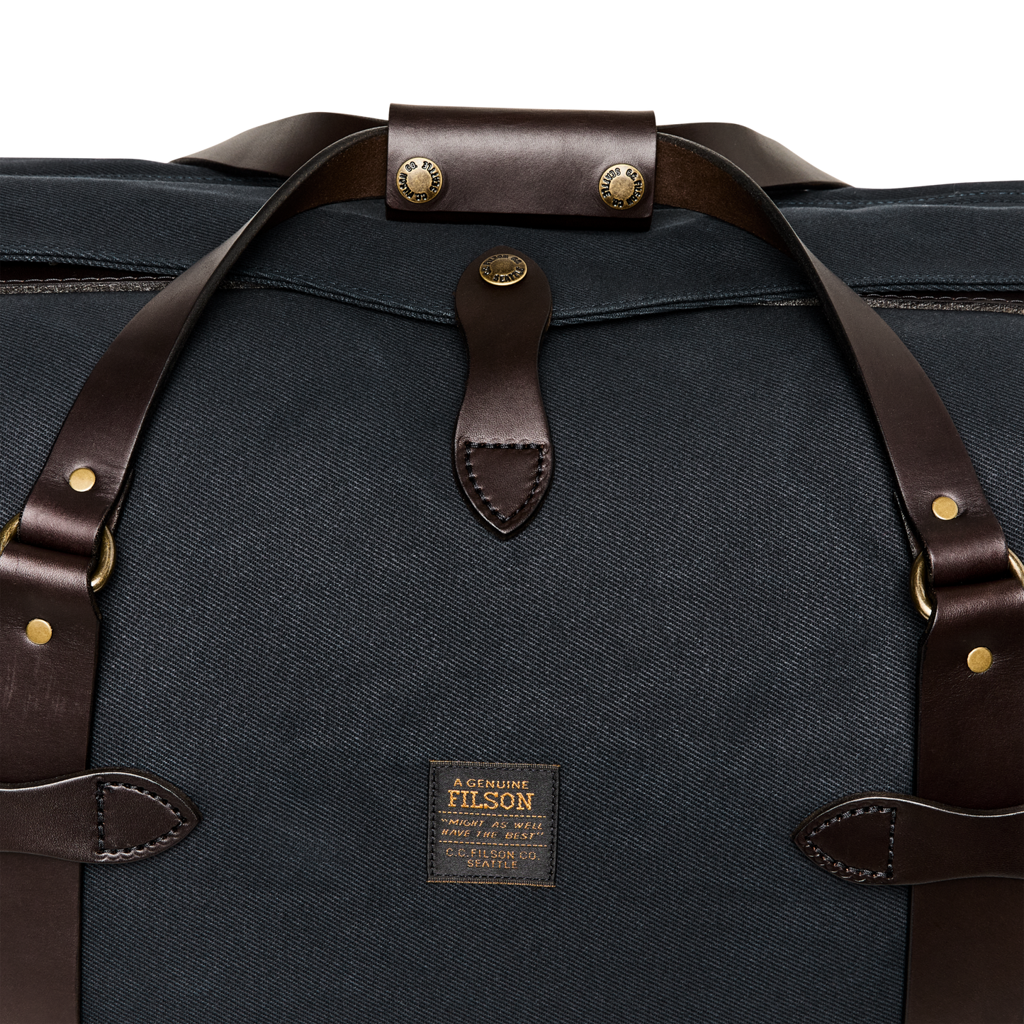 Medium Rugged Twill Duffle Bag - Navy