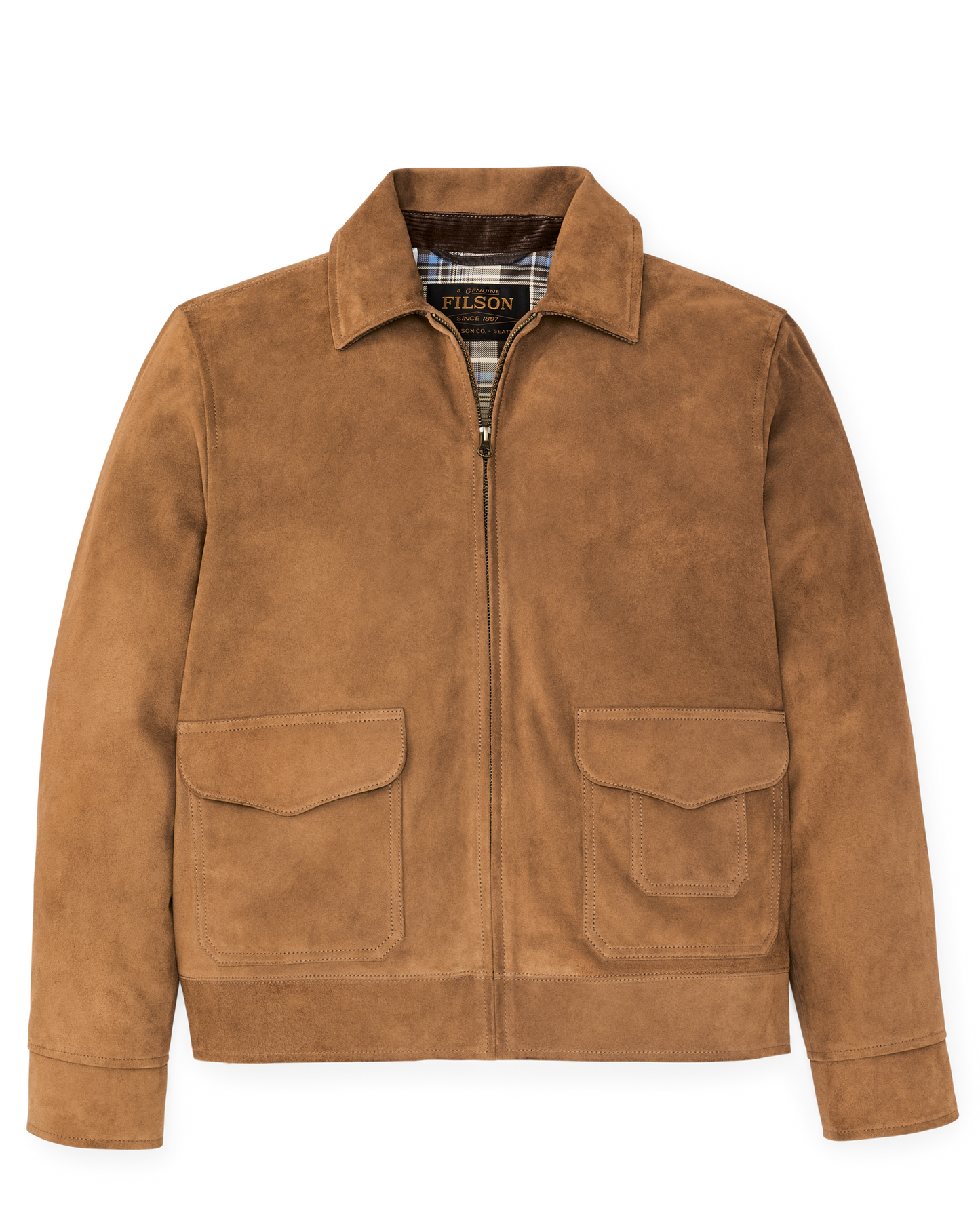 Leather Hadlock Jacket - Saddle Brown