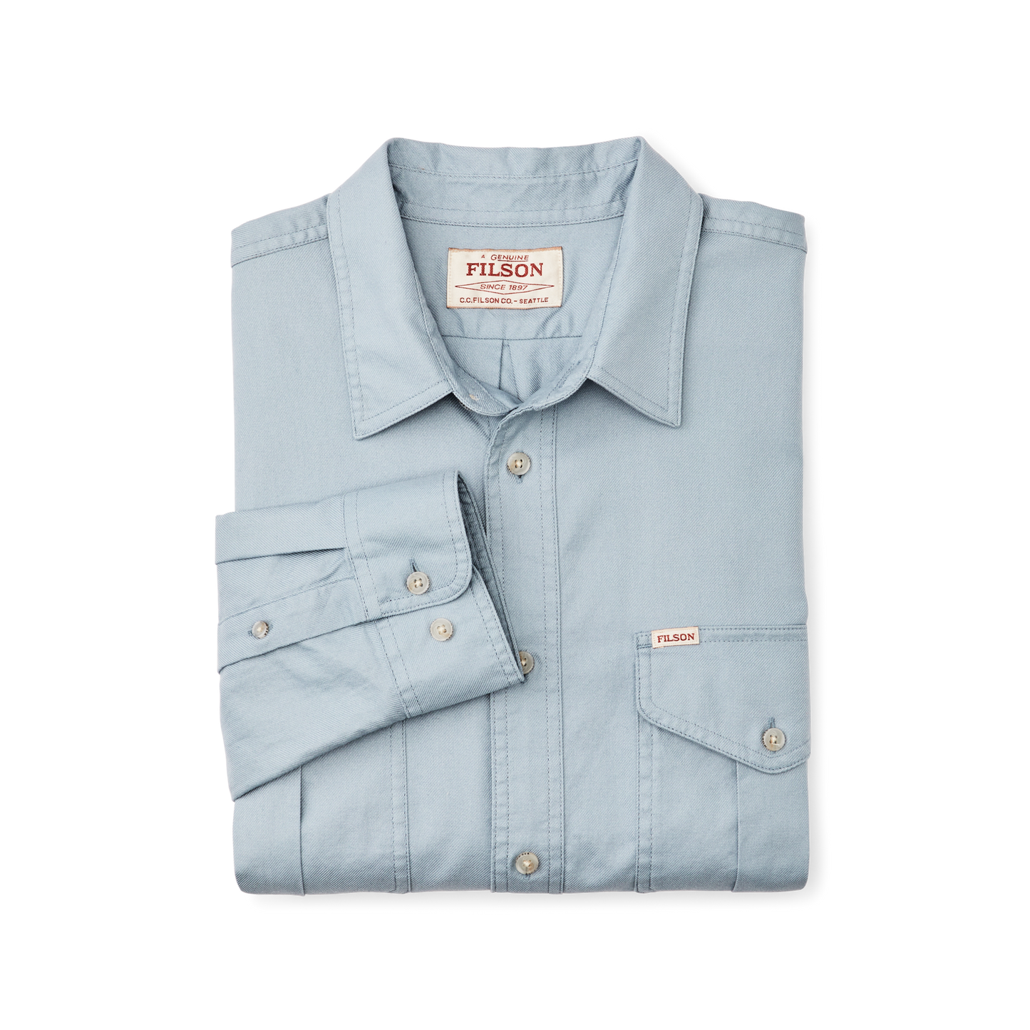Lightweight Alaskan Guide Shirt - Dust Blue