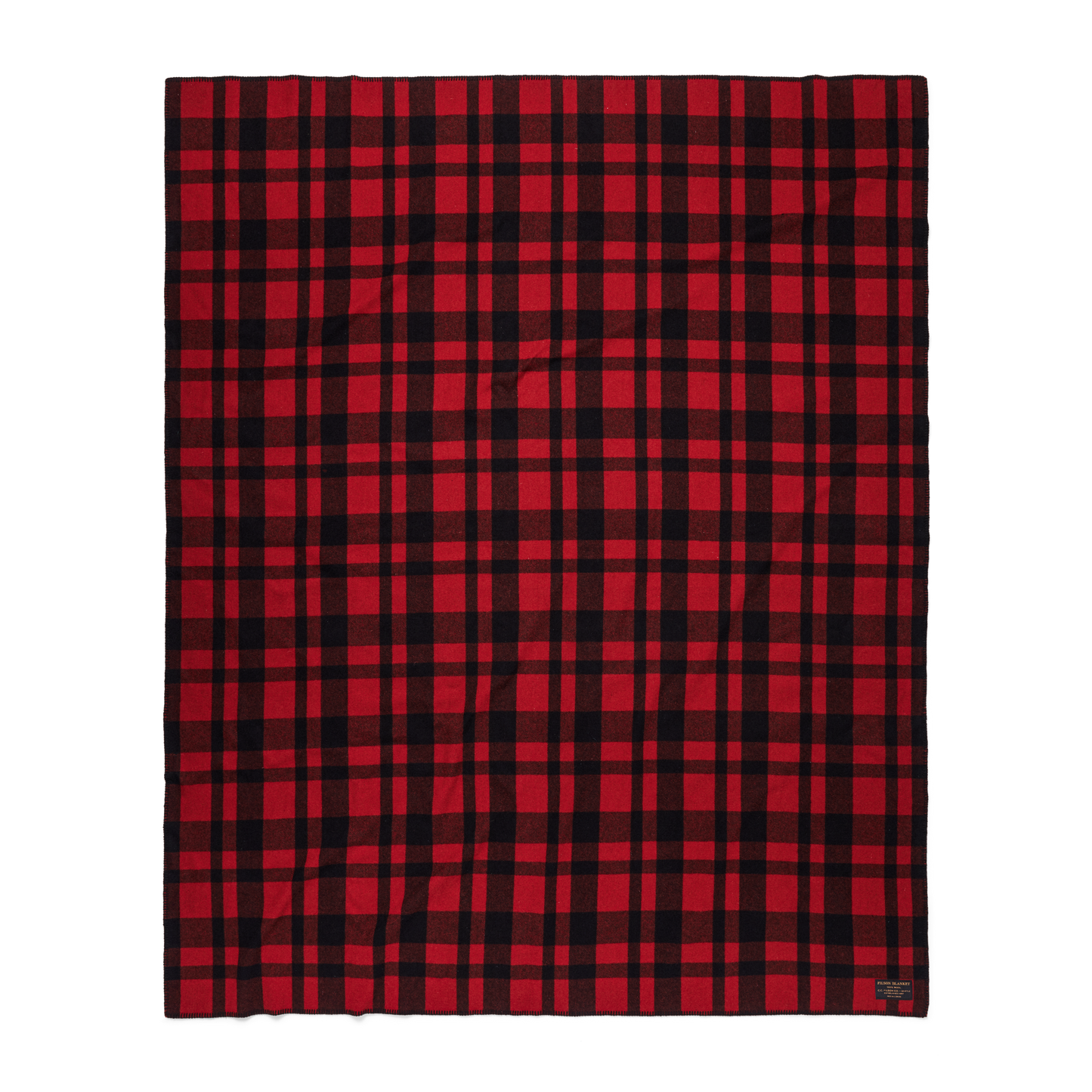 Mackinaw Wool  Blanket - Red / Black Heritage Plaid