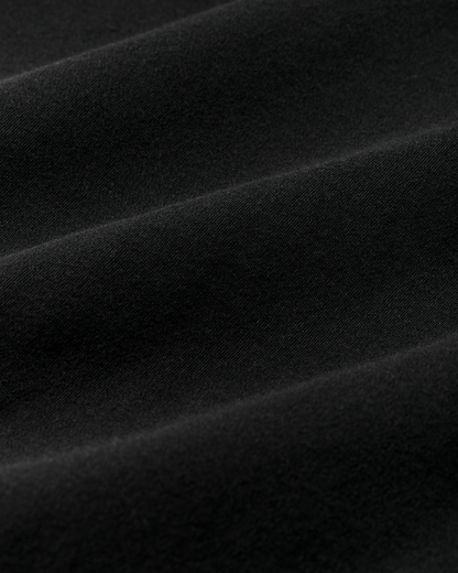 400g Merino Wool Long Sleeve Half-zip - Black