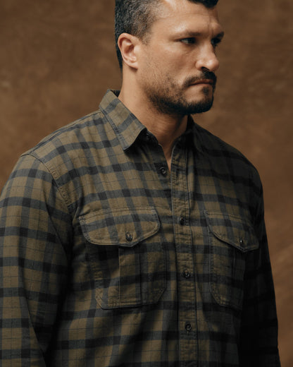 Alaskan Guide Shirt - Otter Green/black