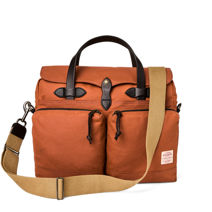 24 Hour Tin Cloth Briefcase - Rust