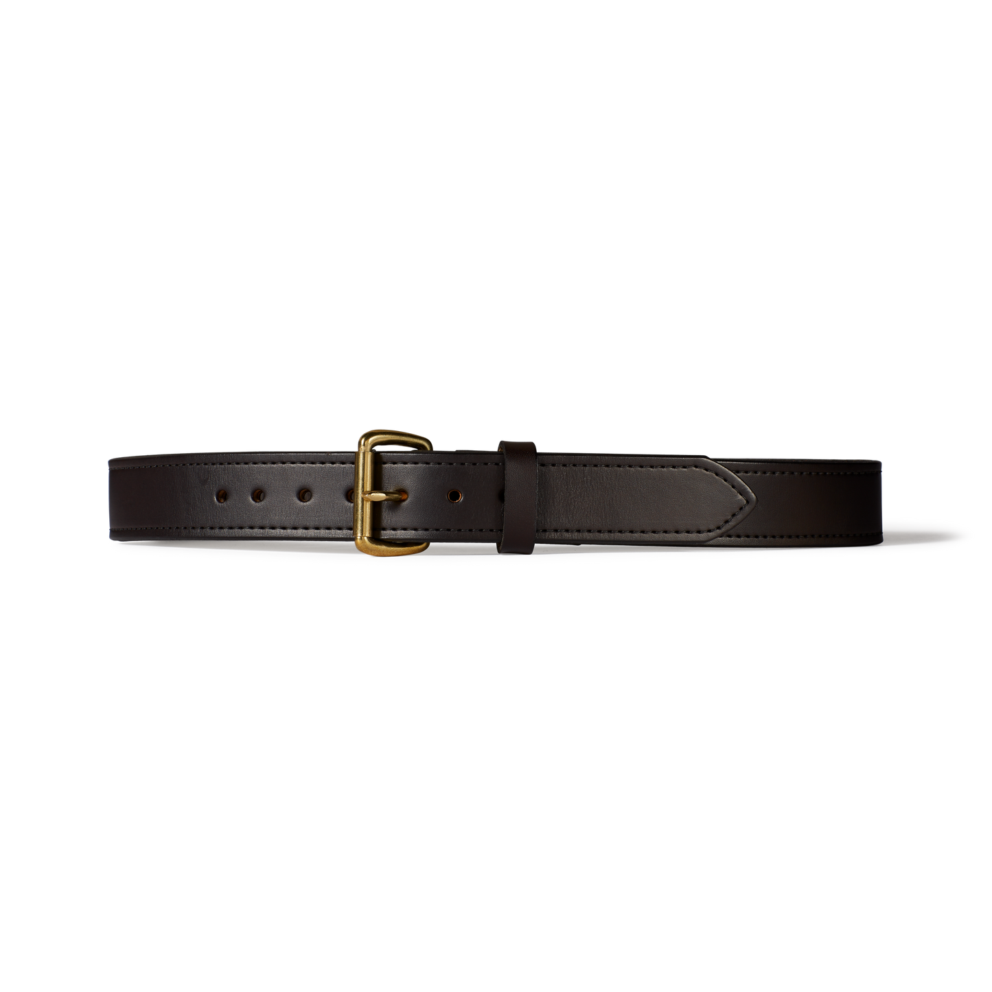 1-1/2" Double Bridle Leather Belt - Brown Leather
