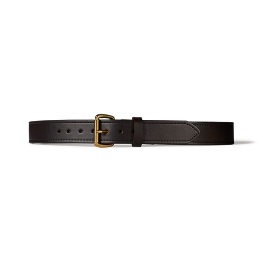 1-1/2" Double Bridle Leather Belt - Brown Leather