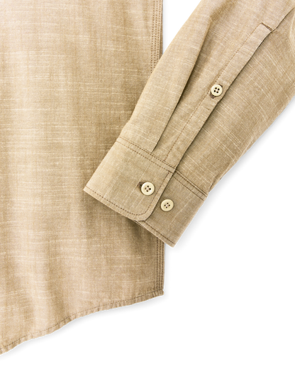 Chambray Cpo Shirt - Tan