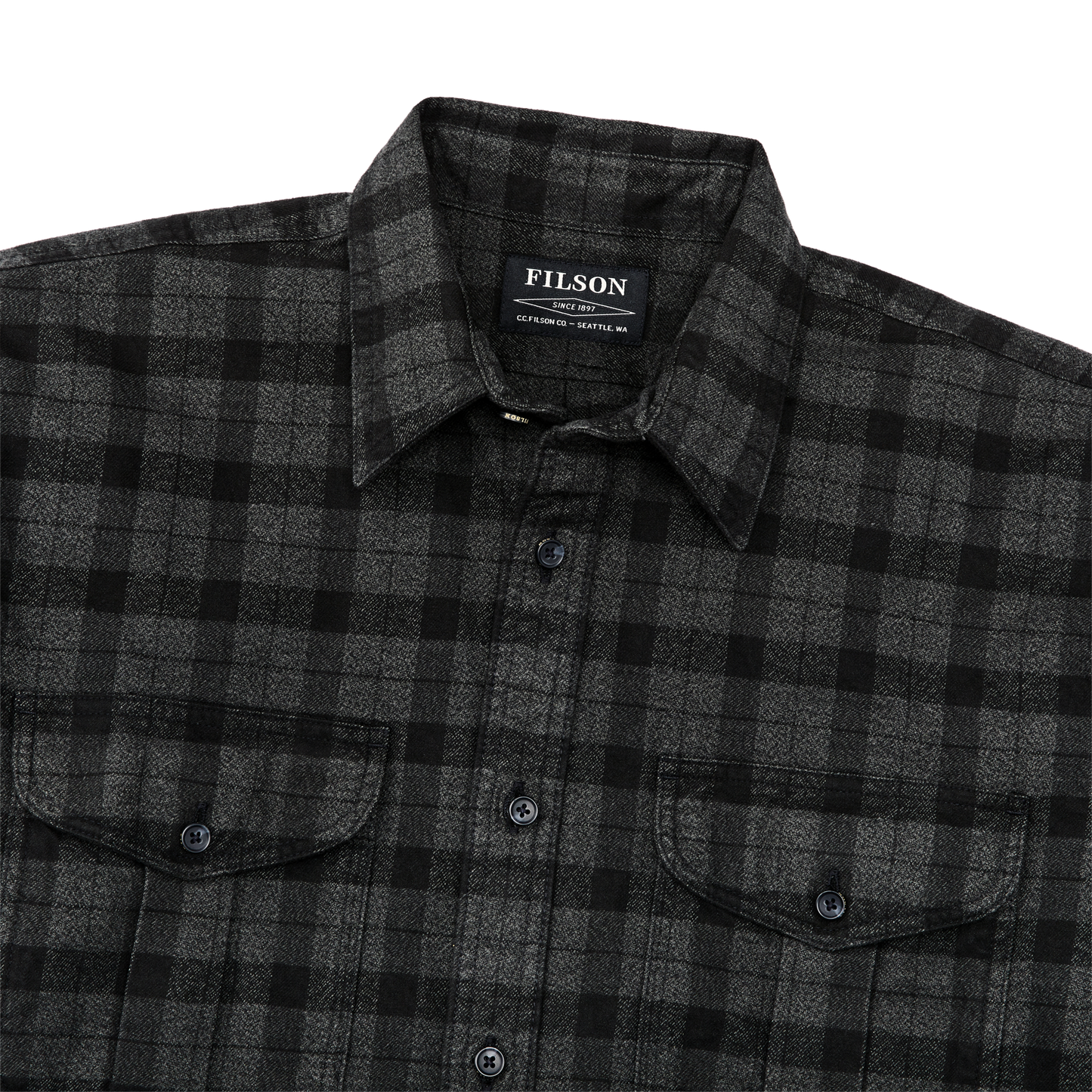 Alaskan Guide Shirt - Heather Gray/black Plaid