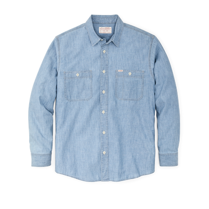 Chambray Cpo Shirt - Light Indigo Chambray