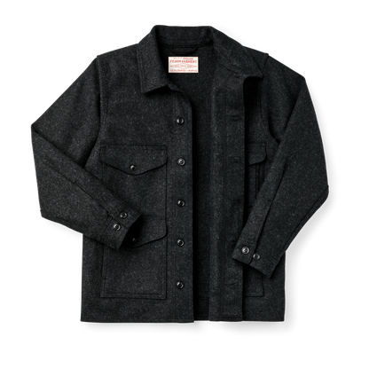 Mackinaw Wool Cruiser Jacket - Charcoal