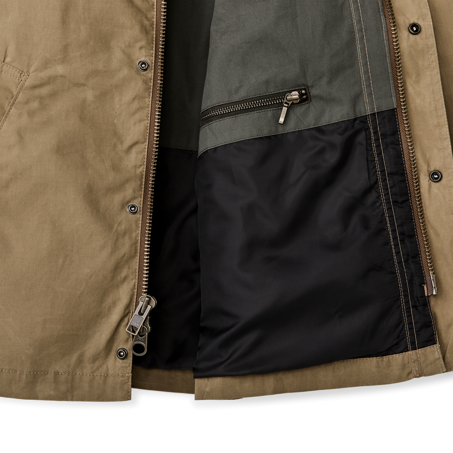 Dry Wax Short Field Jacket - Dark Beige