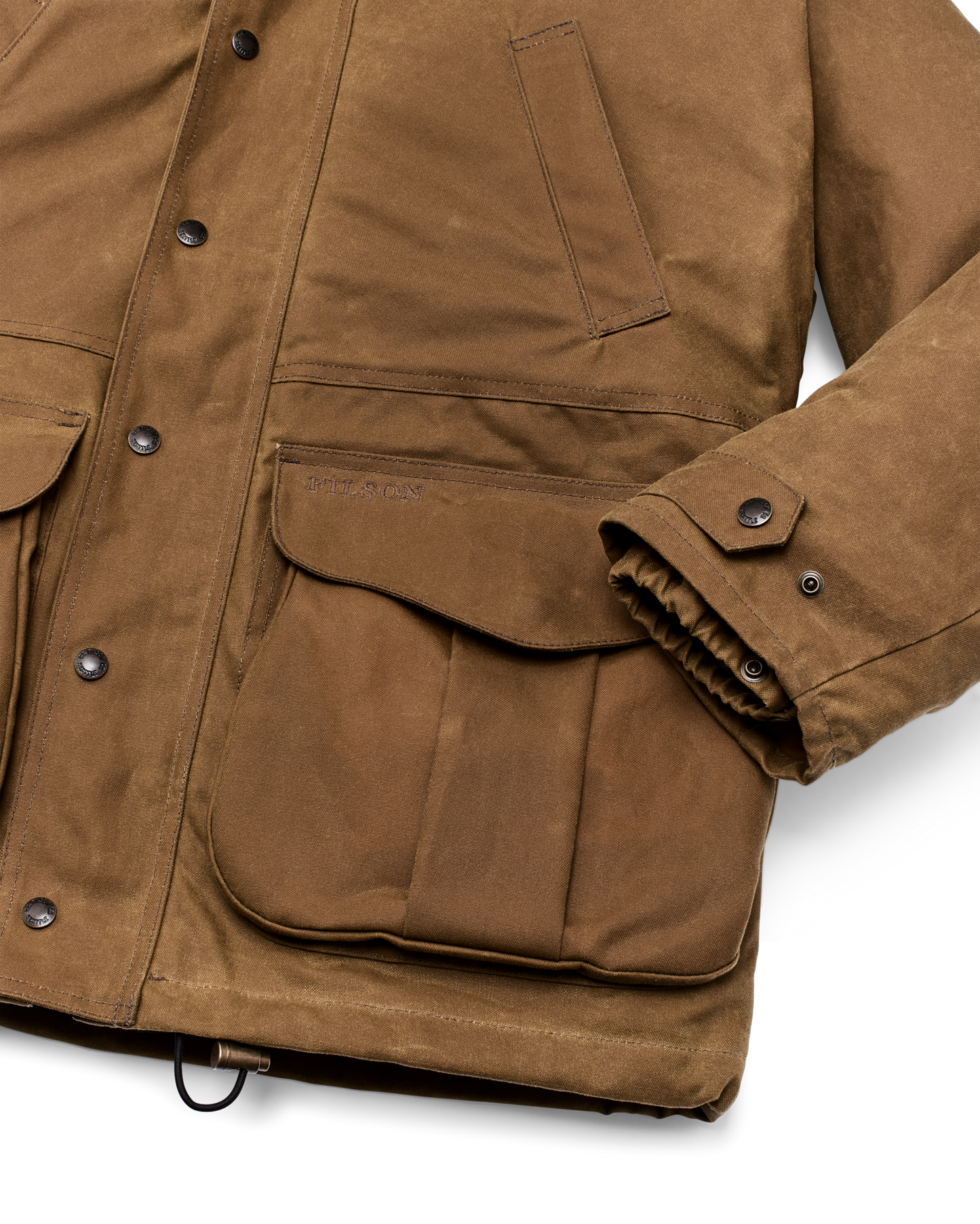 Lined Tin Cloth Field Jacket - Dark Tan