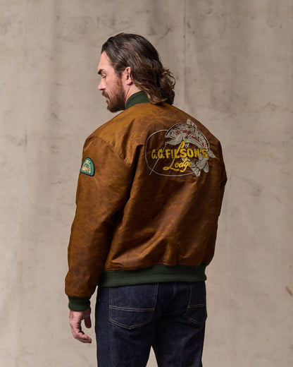 Embroidered Montlake Jacket - Whiskey