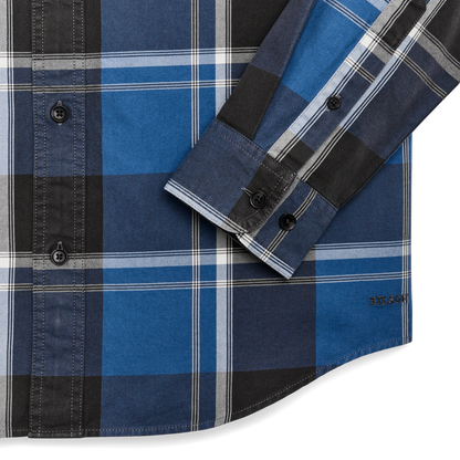 Lightweight Alaskan Guide Shirt - Blue / Faded Black / White Plaid