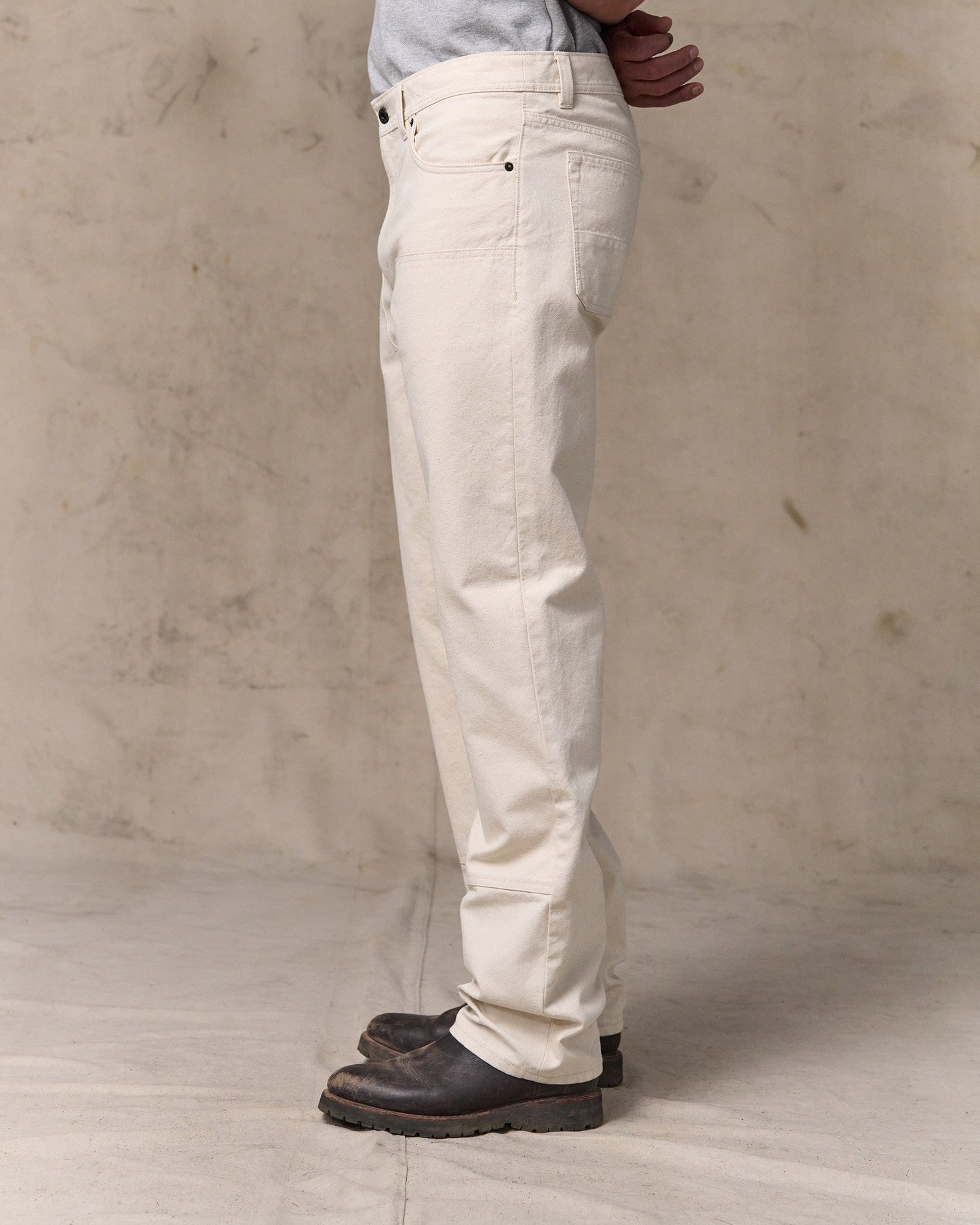 Dry Tin Double Front Pants - Natural Seed