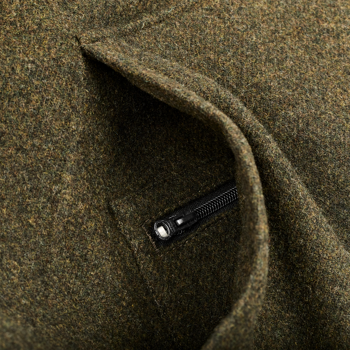 Mackinaw Wool Anorak - Forest Green