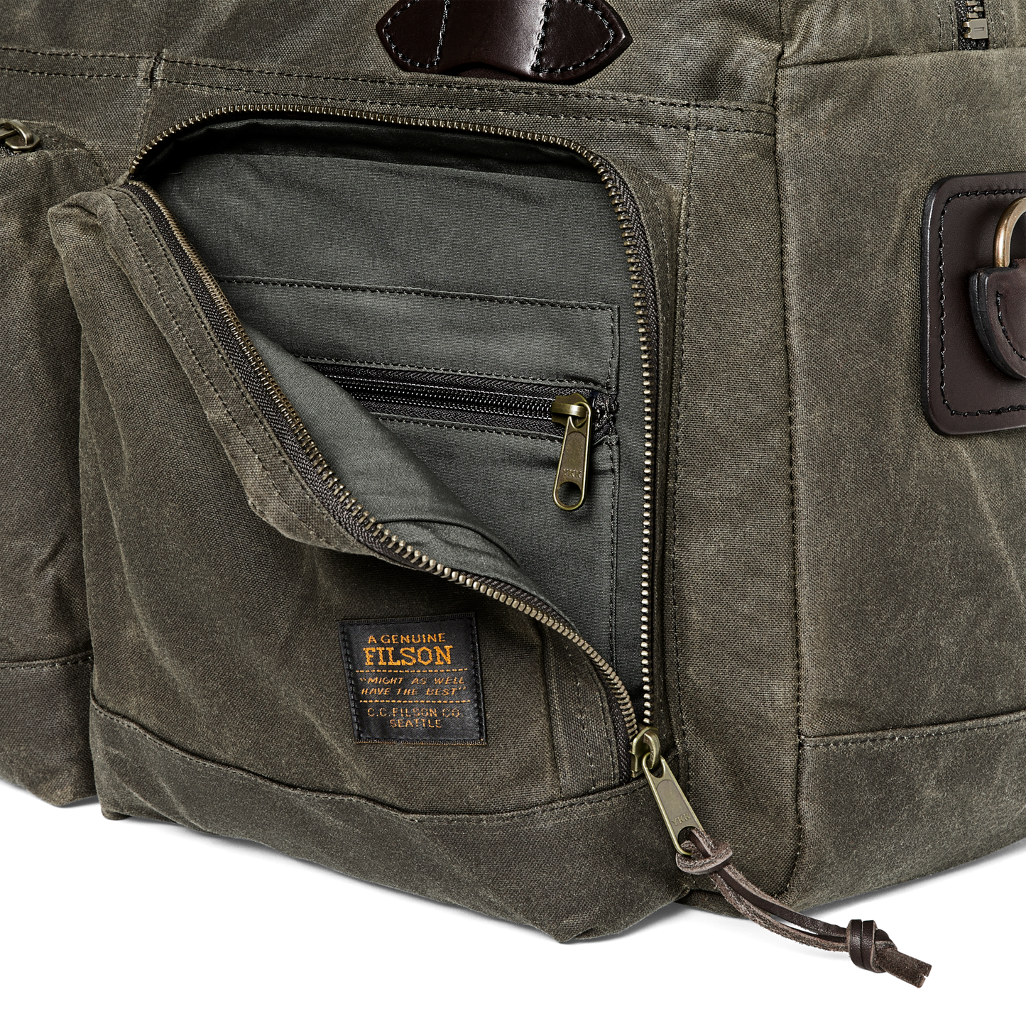 48 Hour Tin Cloth Duffle Bag - Otter Green