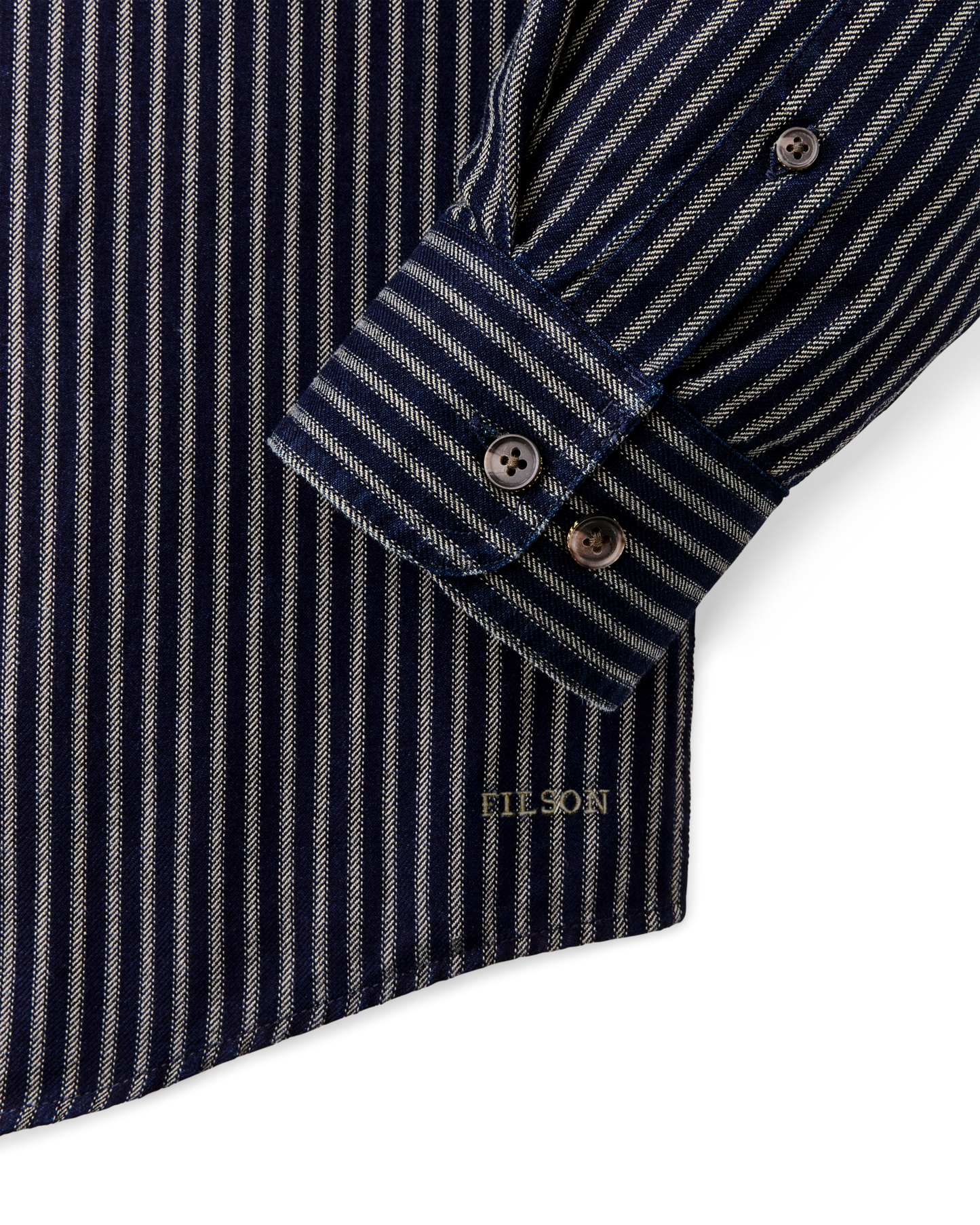 Lightweight Alaskan Guide Shirt - Indigo / Ticking Stripe