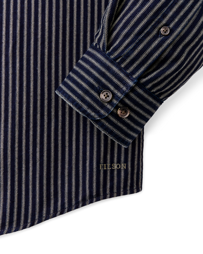 Lightweight Alaskan Guide Shirt - Indigo / Ticking Stripe